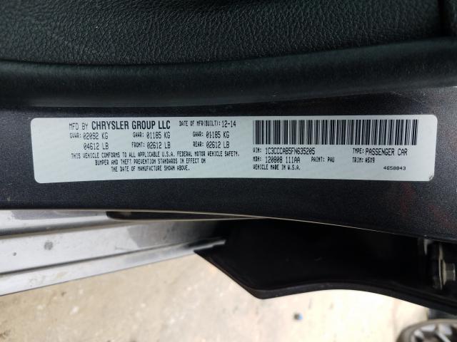 Photo 9 VIN: 1C3CCCAB5FN635205 - CHRYSLER 200 LIMITE 