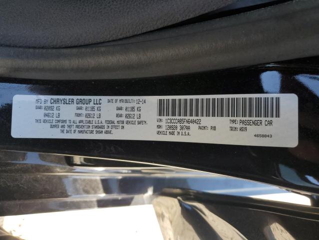 Photo 12 VIN: 1C3CCCAB5FN640422 - CHRYSLER 200 LIMITE 