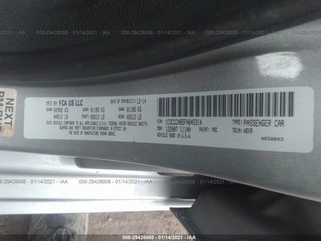 Photo 8 VIN: 1C3CCCAB5FN645314 - CHRYSLER 200 