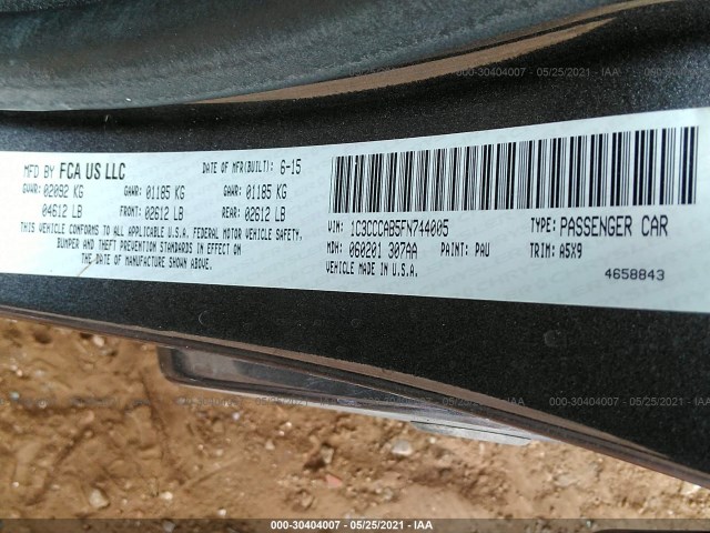 Photo 8 VIN: 1C3CCCAB5FN744005 - CHRYSLER 200 