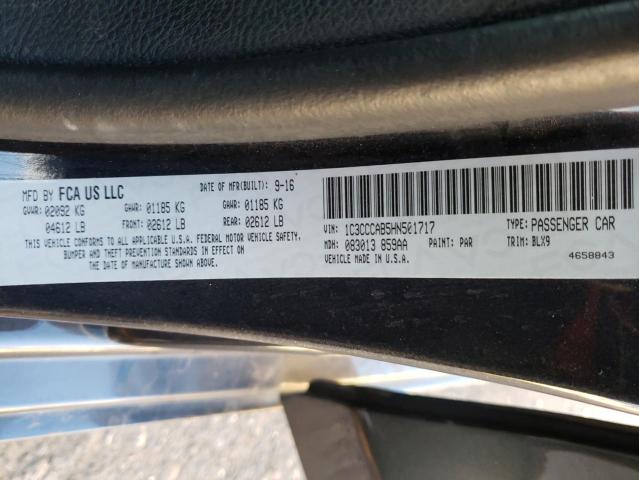 Photo 12 VIN: 1C3CCCAB5HN501717 - CHRYSLER 200 LIMITE 