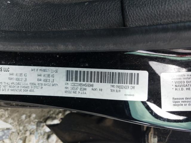 Photo 9 VIN: 1C3CCCAB5HN506948 - CHRYSLER 200 LIMITE 