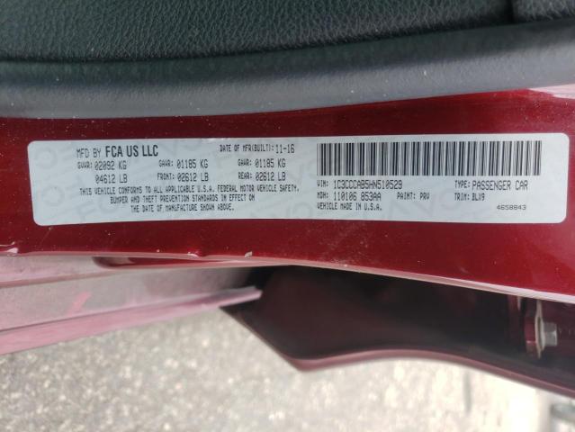 Photo 9 VIN: 1C3CCCAB5HN510529 - CHRYSLER 200 LIMITE 