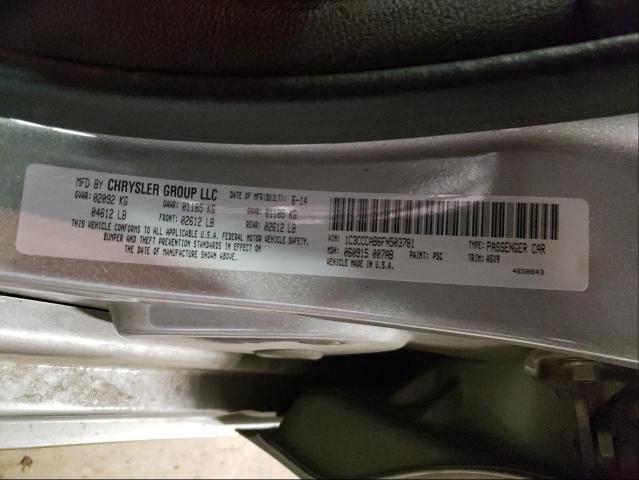 Photo 9 VIN: 1C3CCCAB6FN503781 - CHRYSLER 200 LIMITE 