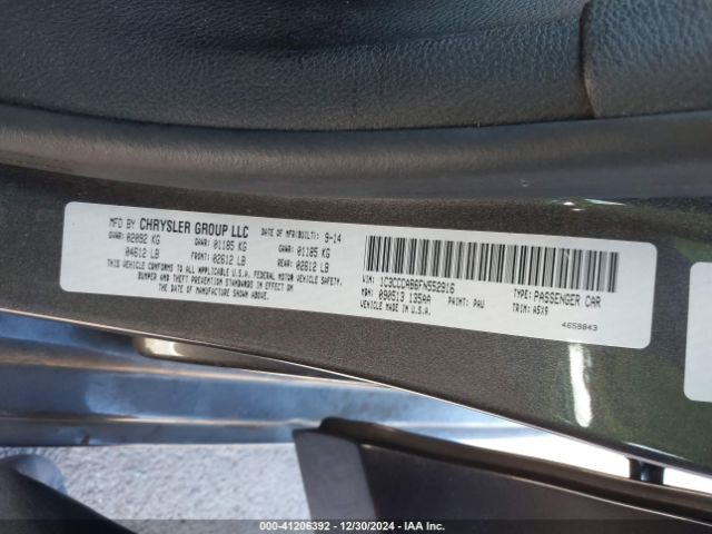 Photo 8 VIN: 1C3CCCAB6FN552916 - CHRYSLER 200 