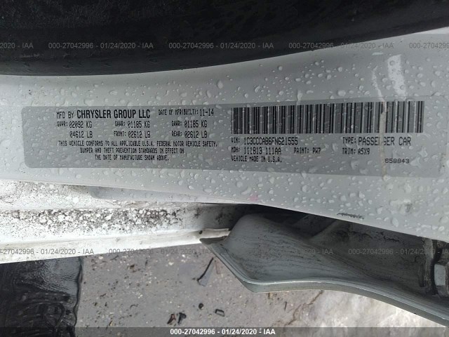 Photo 8 VIN: 1C3CCCAB6FN621555 - CHRYSLER 200 