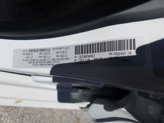 Photo 9 VIN: 1C3CCCAB6FN624617 - CHRYSLER 200 LIMITE 