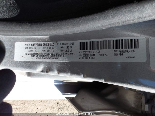 Photo 8 VIN: 1C3CCCAB6FN625279 - CHRYSLER 200 