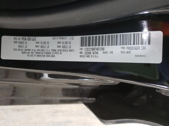 Photo 9 VIN: 1C3CCCAB6FN651588 - CHRYSLER 200 LIMITE 