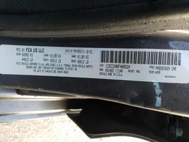 Photo 9 VIN: 1C3CCCAB6FN685224 - CHRYSLER 200 LIMITE 