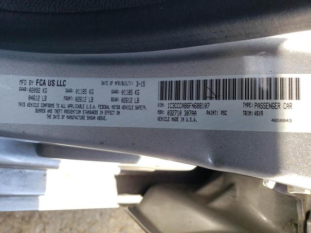 Photo 9 VIN: 1C3CCCAB6FN688107 - CHRYSLER 200 LIMITE 