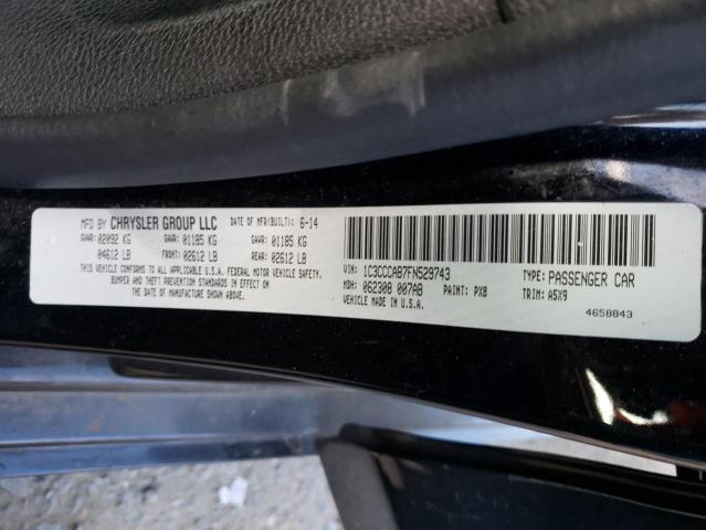 Photo 12 VIN: 1C3CCCAB7FN529743 - CHRYSLER 200 LIMITE 