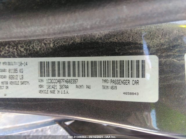 Photo 8 VIN: 1C3CCCAB7FN602397 - CHRYSLER 200 