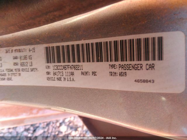 Photo 8 VIN: 1C3CCCAB7FN702211 - CHRYSLER 200 