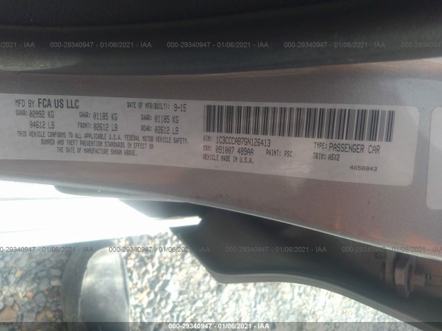 Photo 8 VIN: 1C3CCCAB7GN126413 - CHRYSLER 200 LIMITE 