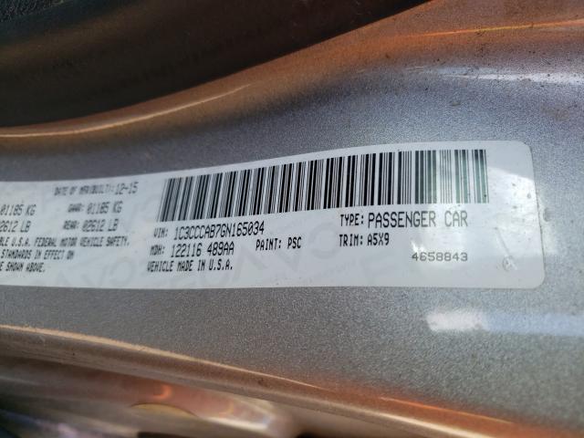 Photo 9 VIN: 1C3CCCAB7GN165034 - CHRYSLER 200 