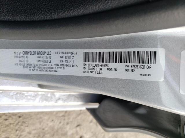 Photo 11 VIN: 1C3CCCAB8FN600156 - CHRYSLER 200 LIMITE 