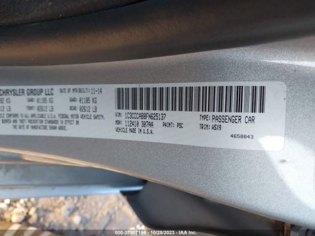 Photo 8 VIN: 1C3CCCAB8FN625137 - CHRYSLER 200 