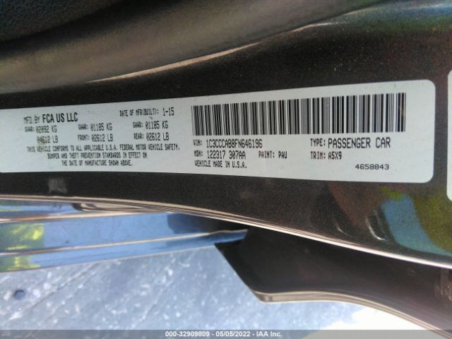 Photo 8 VIN: 1C3CCCAB8FN646196 - CHRYSLER 200 