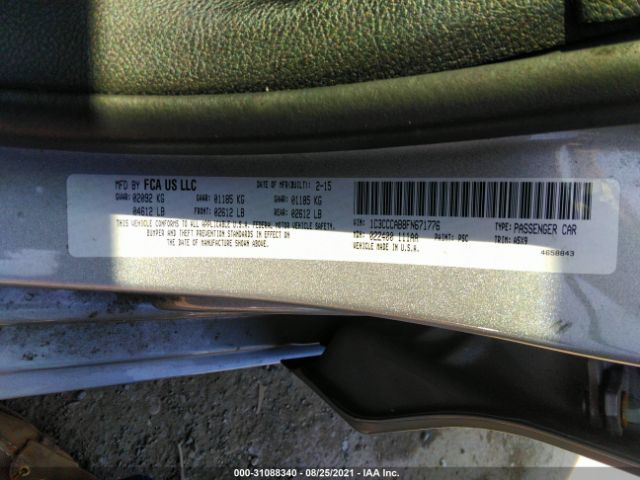 Photo 8 VIN: 1C3CCCAB8FN671776 - CHRYSLER 200 