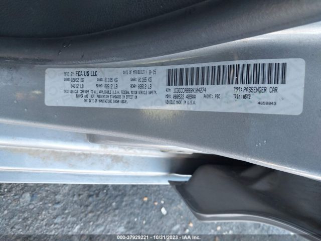 Photo 8 VIN: 1C3CCCAB8GN104274 - CHRYSLER 200 