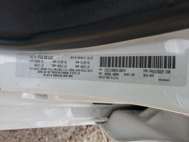 Photo 9 VIN: 1C3CCCAB8GN136674 - CHRYSLER 200 LIMITE 