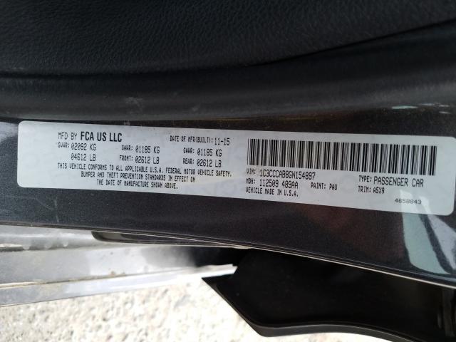 Photo 9 VIN: 1C3CCCAB8GN154897 - CHRYSLER 200 LIMITE 