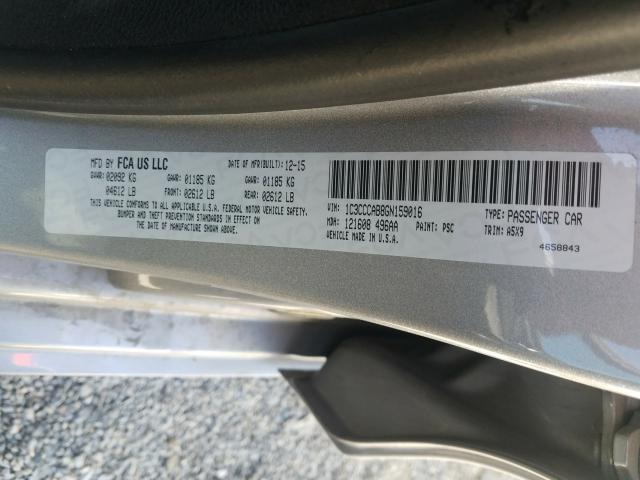 Photo 9 VIN: 1C3CCCAB8GN159016 - CHRYSLER 200 LIMITE 