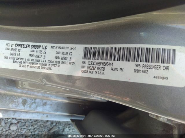 Photo 8 VIN: 1C3CCCAB9FN505444 - CHRYSLER 200 