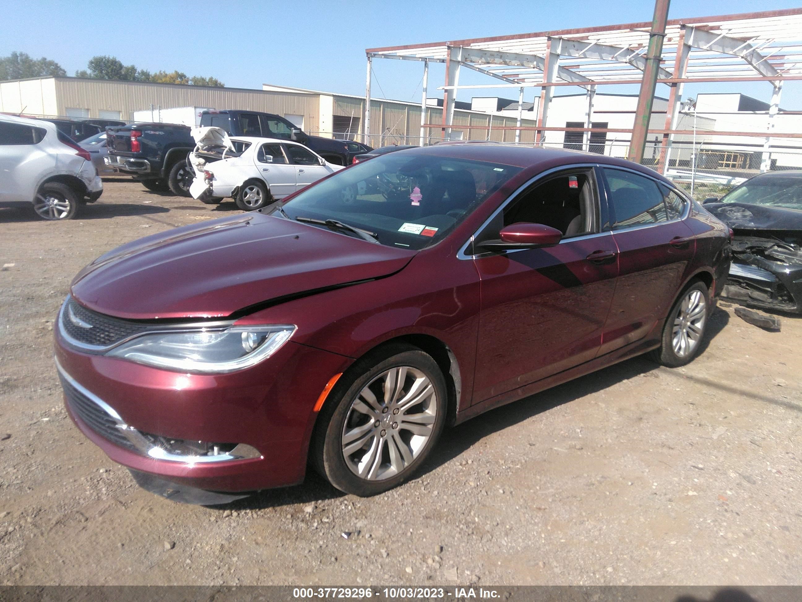 Photo 1 VIN: 1C3CCCAB9FN558760 - CHRYSLER 200 