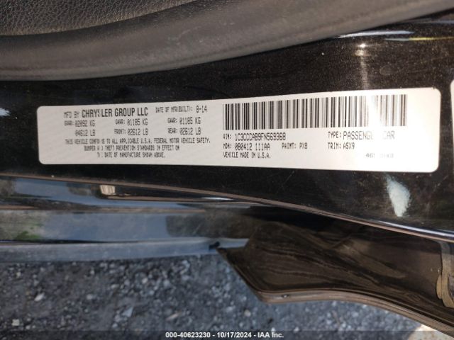 Photo 8 VIN: 1C3CCCAB9FN569368 - CHRYSLER 200 