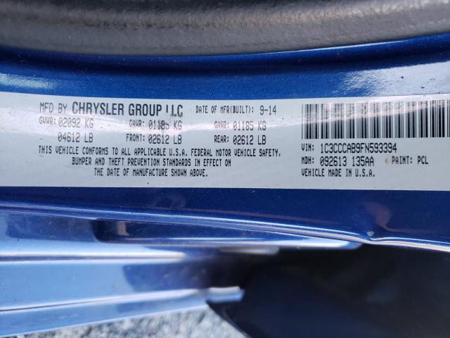 Photo 9 VIN: 1C3CCCAB9FN593394 - CHRYSLER 200 LIMITE 