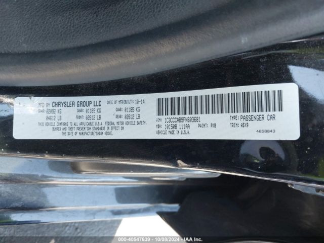 Photo 8 VIN: 1C3CCCAB9FN603681 - CHRYSLER 200 