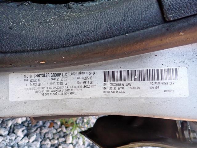 Photo 9 VIN: 1C3CCCAB9FN611909 - CHRYSLER 200 