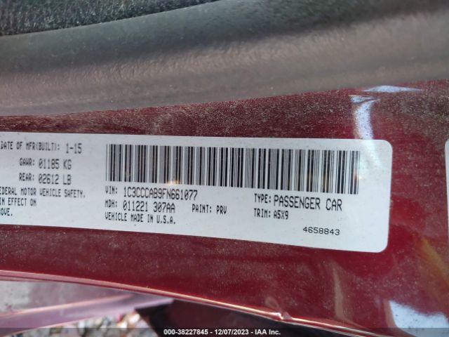 Photo 8 VIN: 1C3CCCAB9FN661077 - CHRYSLER 200 