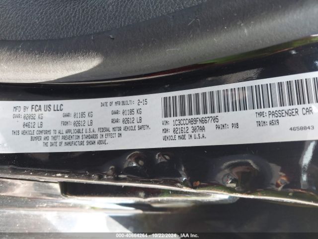 Photo 8 VIN: 1C3CCCAB9FN667705 - CHRYSLER 200 