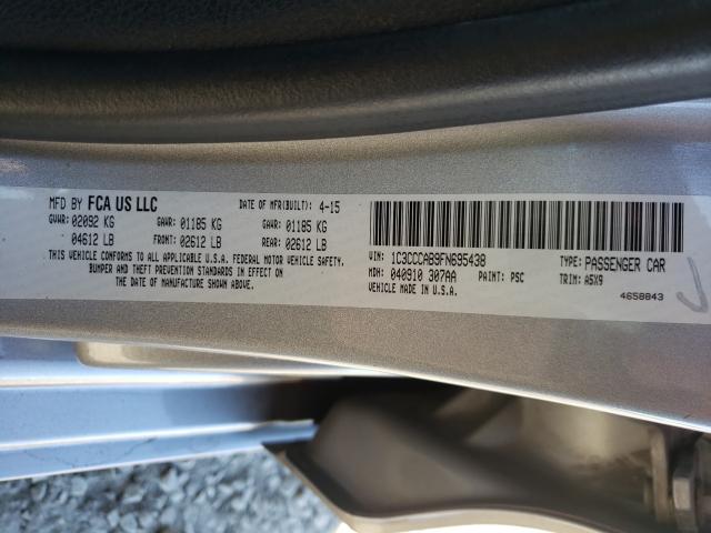 Photo 9 VIN: 1C3CCCAB9FN695438 - CHRYSLER 200 LIMITE 