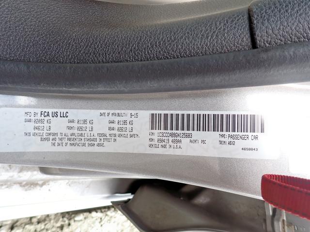 Photo 9 VIN: 1C3CCCAB9GN125683 - CHRYSLER 200 LIMITE 