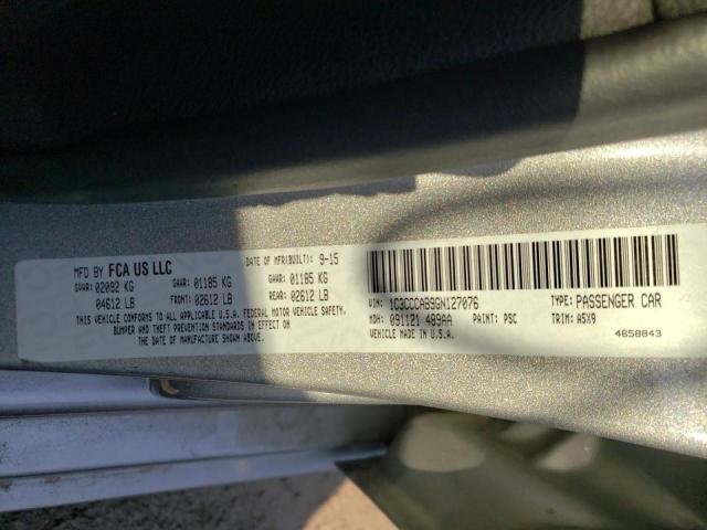 Photo 9 VIN: 1C3CCCAB9GN127076 - CHRYSLER 200 LIMITE 