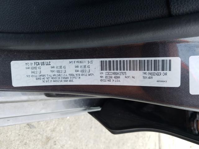 Photo 9 VIN: 1C3CCCAB9GN127675 - CHRYSLER 200 LIMITE 