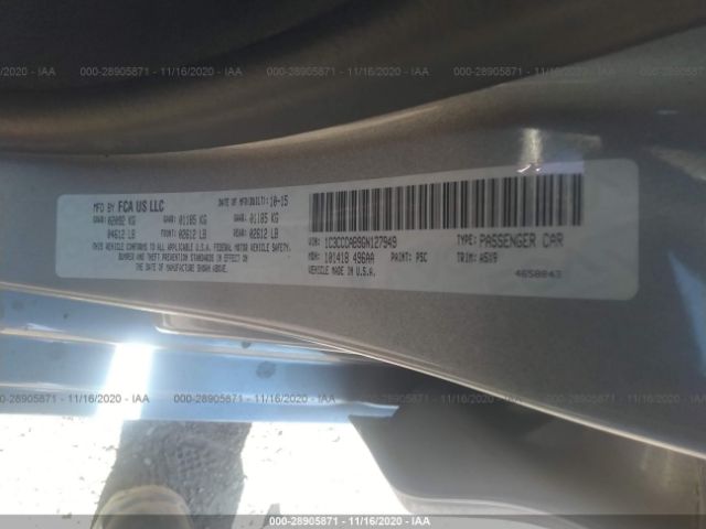 Photo 8 VIN: 1C3CCCAB9GN127949 - CHRYSLER 200 