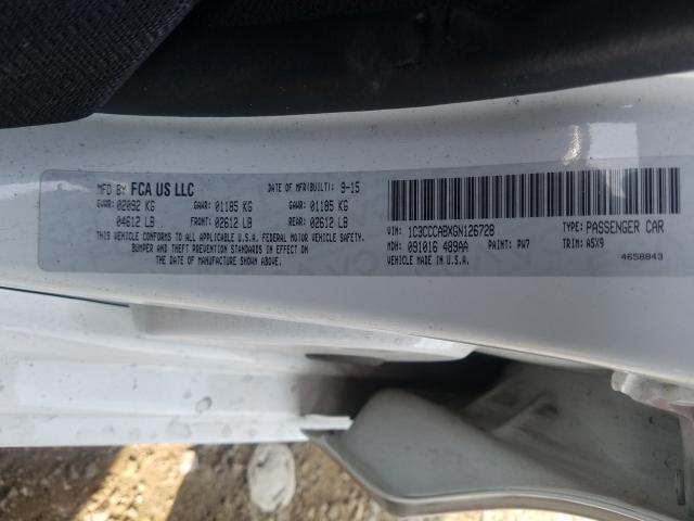 Photo 9 VIN: 1C3CCCABXGN126728 - CHRYSLER 200 LIMITE 