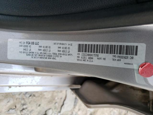 Photo 9 VIN: 1C3CCCABXGN175766 - CHRYSLER 200 LIMITE 