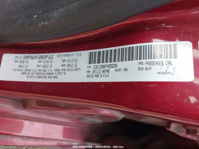 Photo 8 VIN: 1C3CCCBB0FN555258 - CHRYSLER 200 