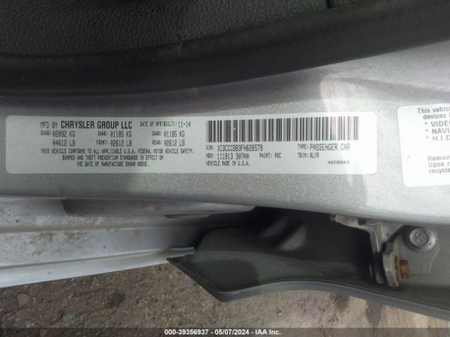 Photo 8 VIN: 1C3CCCBB3FN626579 - CHRYSLER 200 