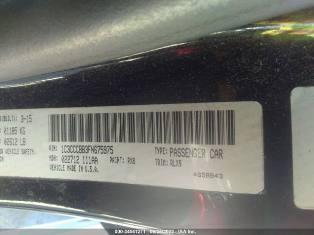 Photo 8 VIN: 1C3CCCBB3FN675975 - CHRYSLER 200 