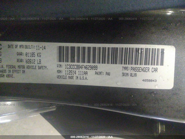 Photo 8 VIN: 1C3CCCBB4FN629099 - CHRYSLER 200 