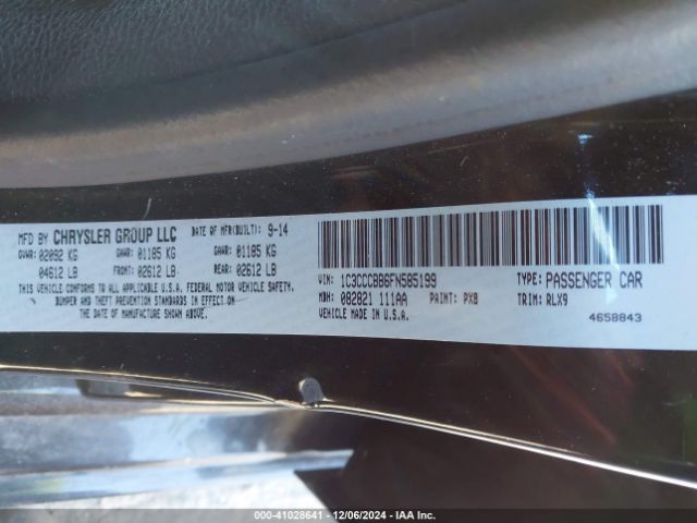 Photo 8 VIN: 1C3CCCBB6FN585199 - CHRYSLER 200 