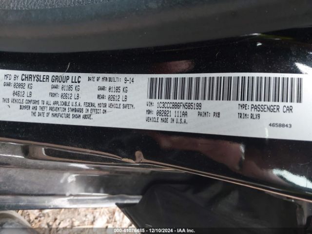 Photo 8 VIN: 1C3CCCBB6FN585199 - CHRYSLER 200 