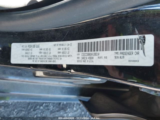 Photo 8 VIN: 1C3CCCBB6GN128510 - CHRYSLER 200 